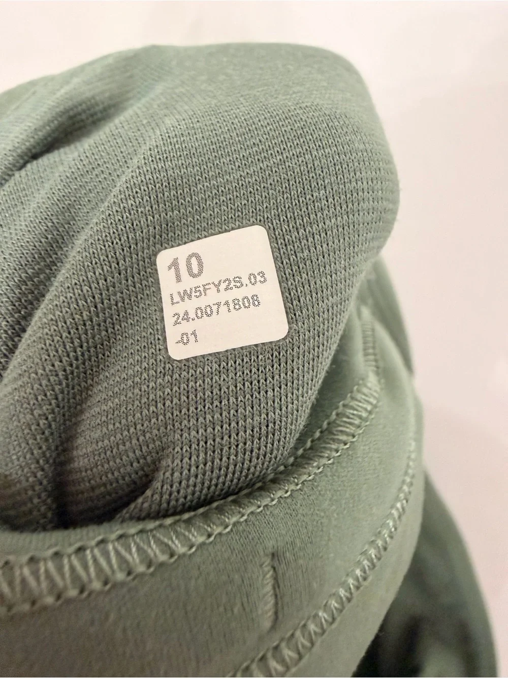 Lululemon Wunder Under Train High Rise Ribbed Tight Green Size 10